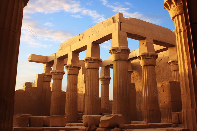 埃及卢克索卡尔纳克神庙历史代表建筑,高清,摄影图,摄影图片,图片大全,摄影图免费下载